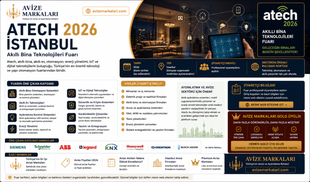 A-Tech Elektrik Elektronik Aydınlatma ve Enerji Fuarı 2026 İstanbul