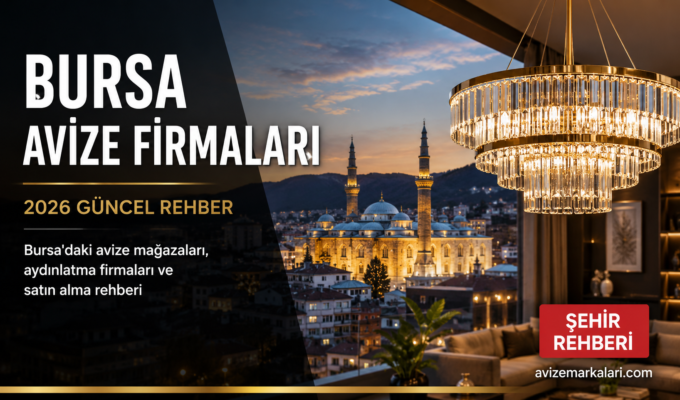 Bursa Avize Firmaları 2026 Rehberi